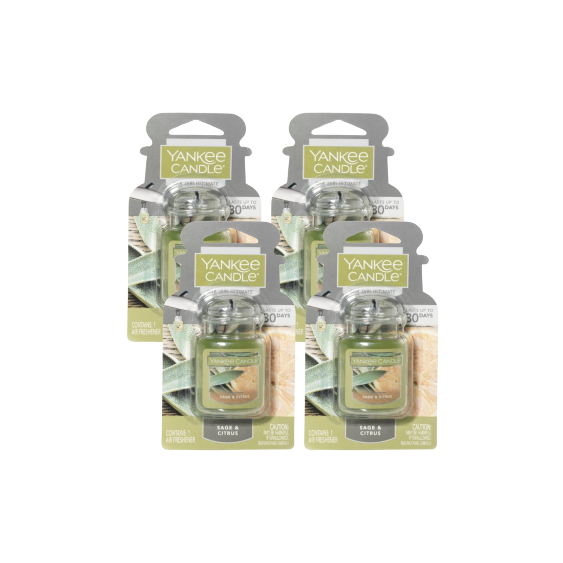 Yankee Candle Car Jar Ultimate Hanging Car Air Fresheners, Sage