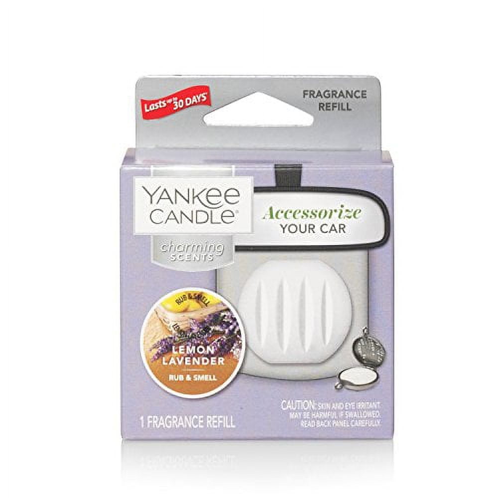 Yankee Candle Charming Scents Car Air Freshener Refill, Lemon Lavender