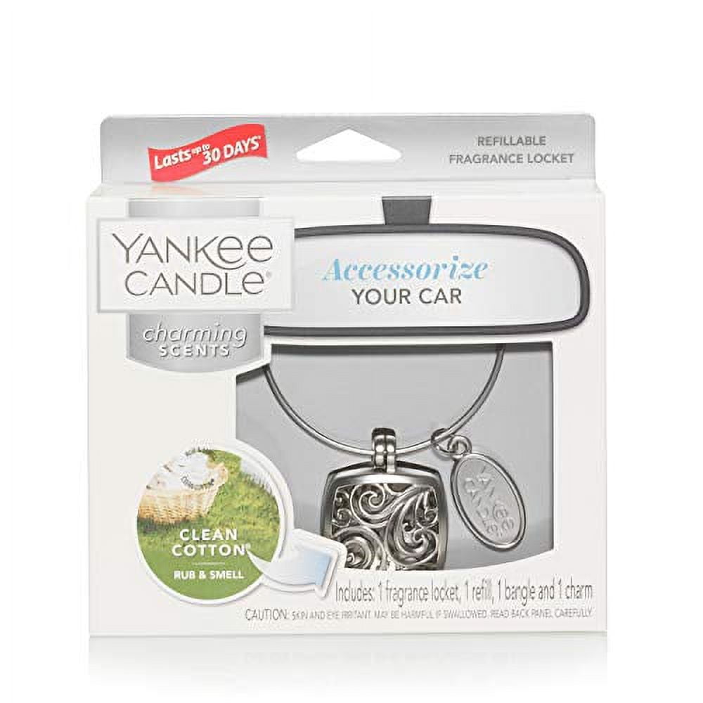 Yankee Candle Charming Scents Square Starter Kit, Clean Cotton