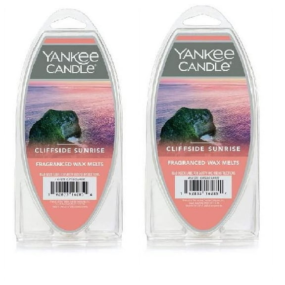 Yankee Candle Cliffside Sunrise Fragranced Wax Melts, 2.6 oz Pack of 2