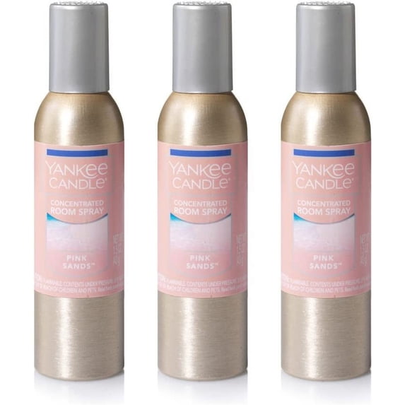 Yankee Candle Concentrated Room Spray 3-Pack, Pink Sands