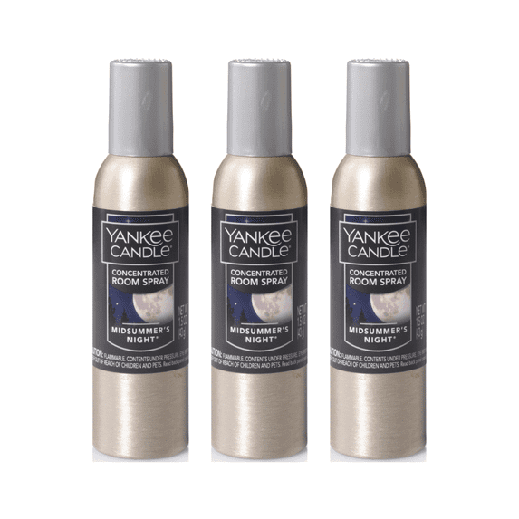 Yankee Candle Concentrated Room Spray, MidSummer's Night, 3 oz (3-Pack)