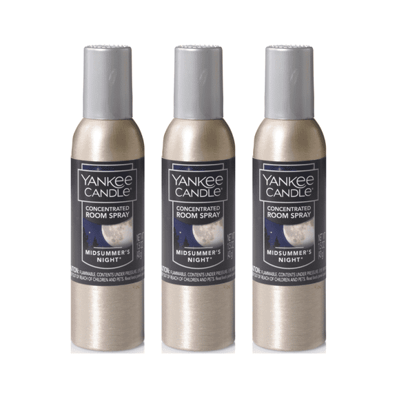Yankee Candle Concentrated Room Spray, MidSummer's Night, 3 oz (3-Pack)
