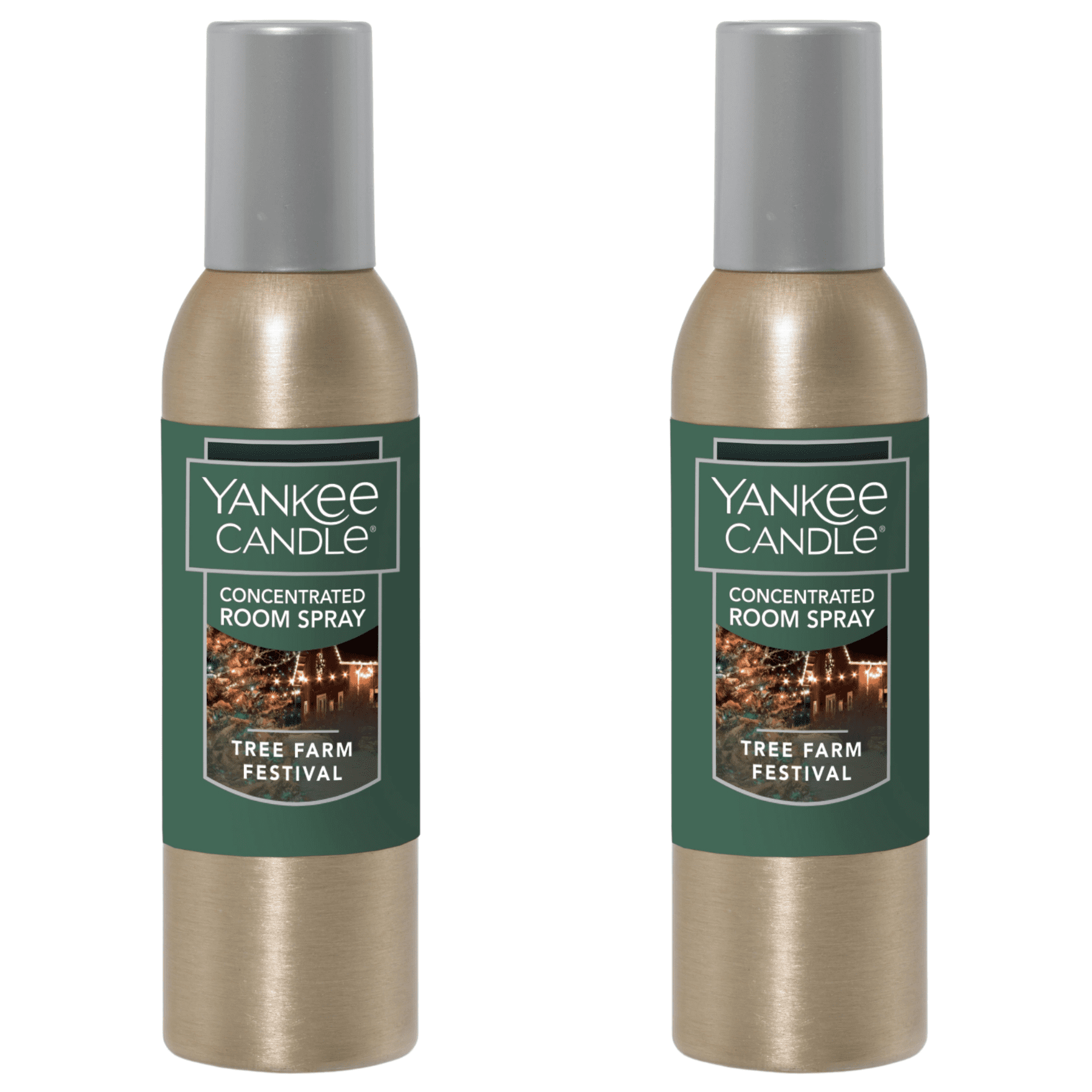 Yankee Candle Concentrated Room Spray, Tree Farm Festival, 1.5 oz 2 Pack