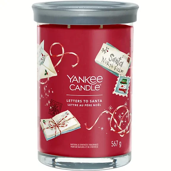 Yankee Candle Countdown to Christmas Collection - Letters to Santa - Large 2-Wick Signature Tumbler Candle