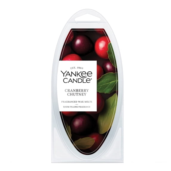Yankee Candle Cranberry Chutney - Fragranced Wax Melts (Single Pack)