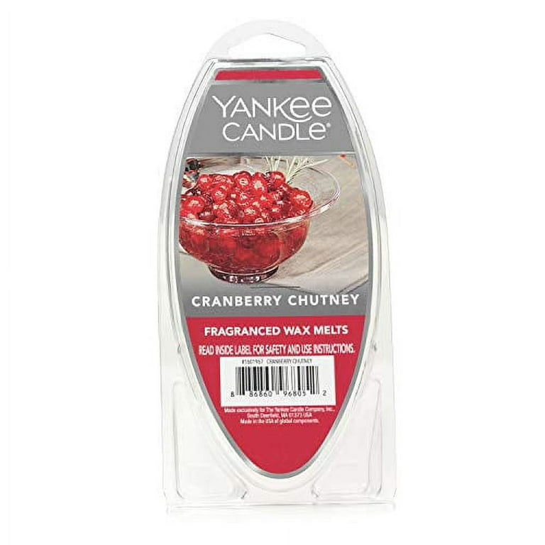 Yankee Candle Cranberry Chutney - Fragranced Wax Melts (Single Pack) 