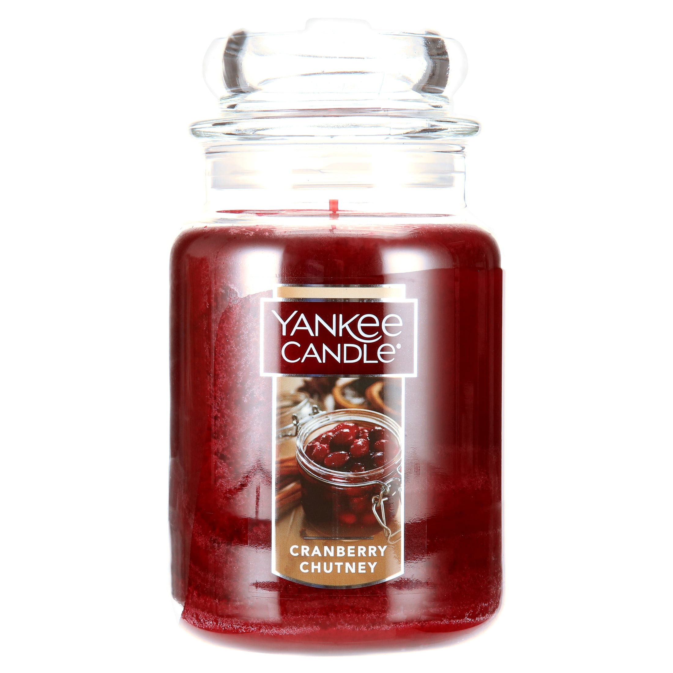 Yankee Candle Cranberry Chutney Original Large Scented Jar Candle, 22 oz