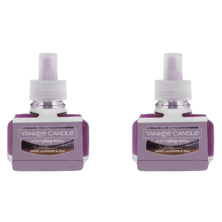 Yankee Candle ScentPlug Refill, Dried Lavender & Oak 2 Pack