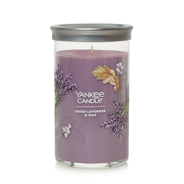 Yankee Candle Dried Lavender & Oak​ Signature Large Tumbler Candle, Purple, 1-Pieces