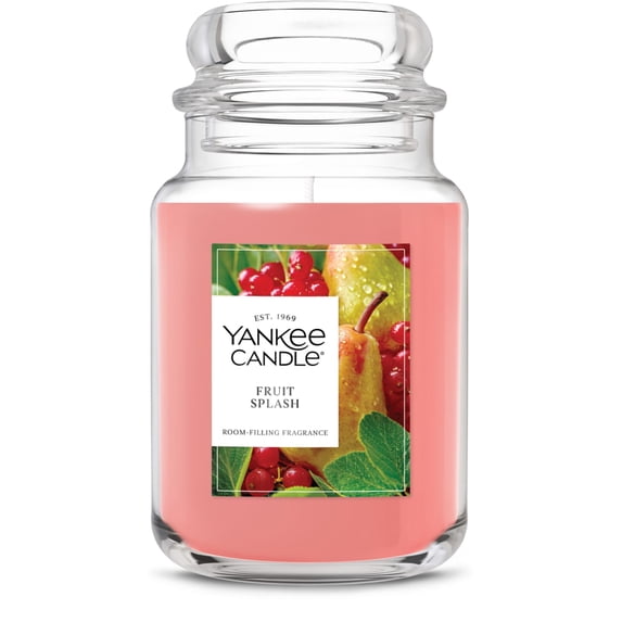 Yankee Candle Fruit Splash Original Large Jar Scented Candles, 22 oz