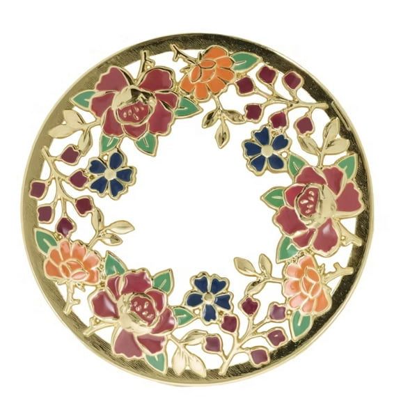 Yankee Candle Fall Florals Metal Illuma-Lid Jar Candle Topper