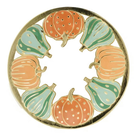 Yankee Candle Fall Gourds Metal Illuma-Lid Jar Candle Topper