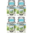 thumbnail image 1 of Yankee Candle Gel Car Jar Ultimate Hanging Odor Neutralizing Air Freshener, Clean Cotton Scent, 4 Packs, 1 of 5