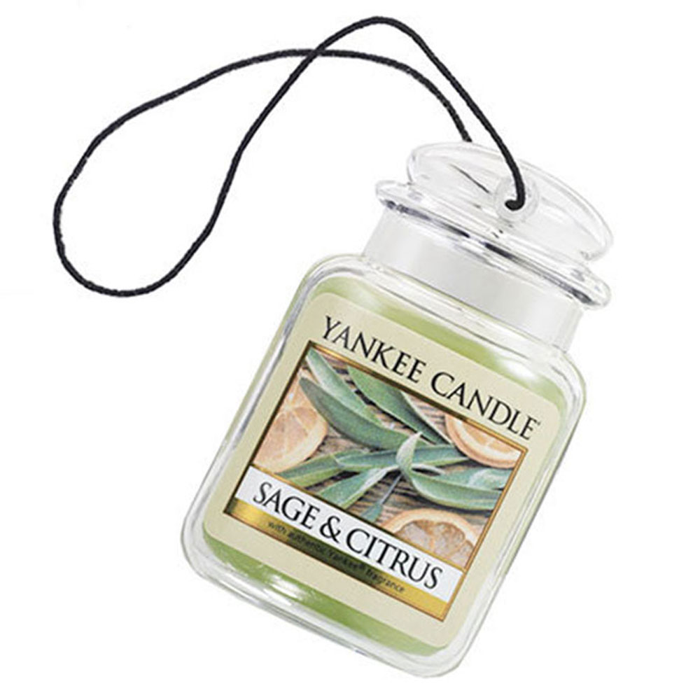 Yankee Candle Car Jar Ultimate Hanging Air Freshener, Leather