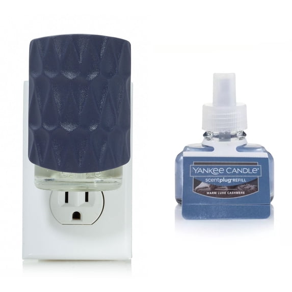 Yankee Candle Scent plug Diffuser Organic Pattern Blue