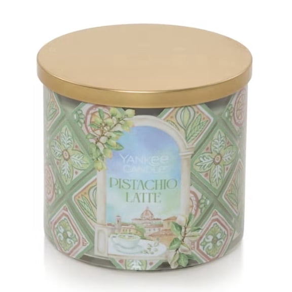 Yankee Candle Hello, Italy! Collection Pistachio Latte Decorative Signature 3-Wick Tumbler Candle