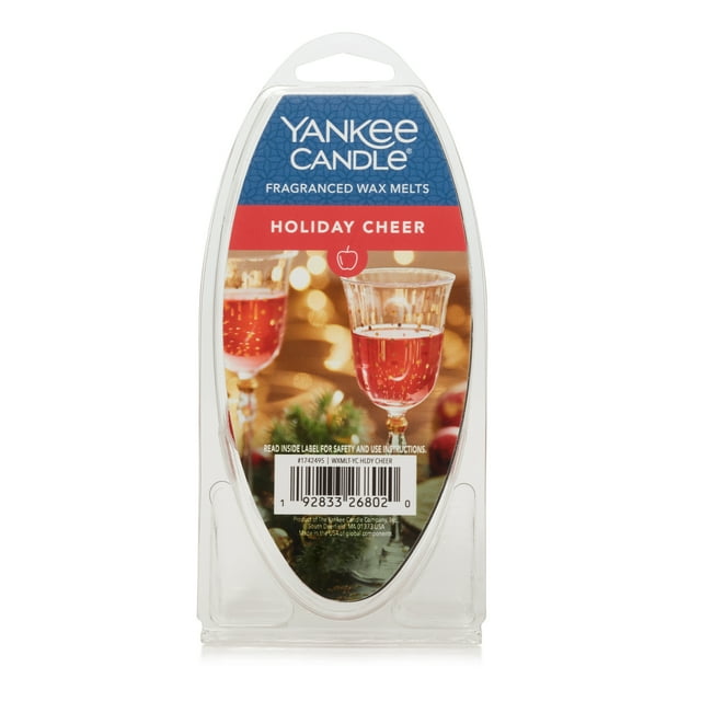 Yankee Candle Holiday Cheer Fragranced Wax Melts, 1 Pack of 6, 2.6 oz