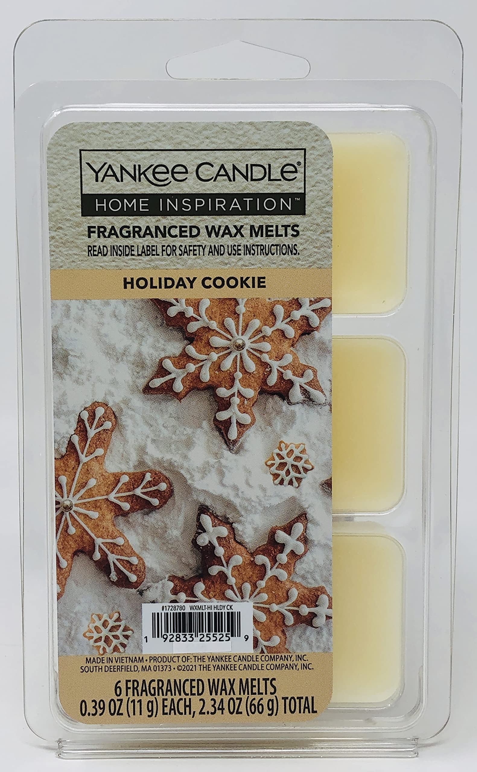 Yankee Candle Winter Holiday Wax Melts - Silver Sage & Pine Scent, 6 Melts Per Pack