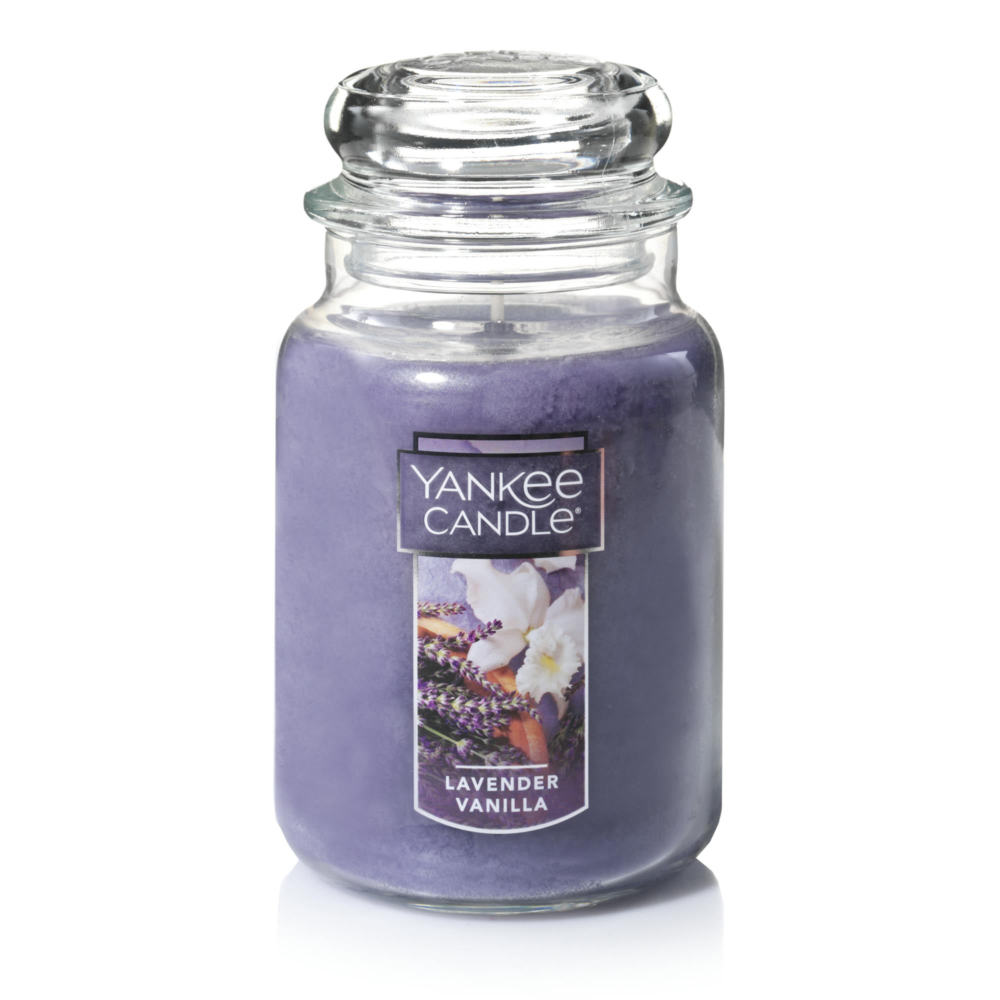 Lavender Vanilla Scented 22 oz Large Jar Candle