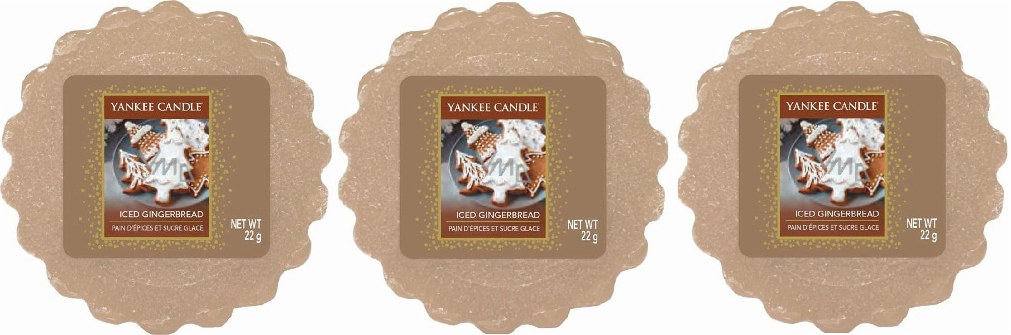 Yankee Candle ICED GINGERBREAD Tart/Wax Melts (Set of 3)