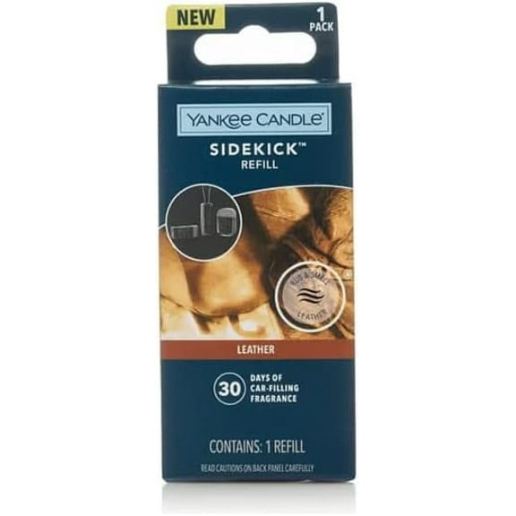 Yankee Candle LEATHER Car Powered Fragrance Diffus