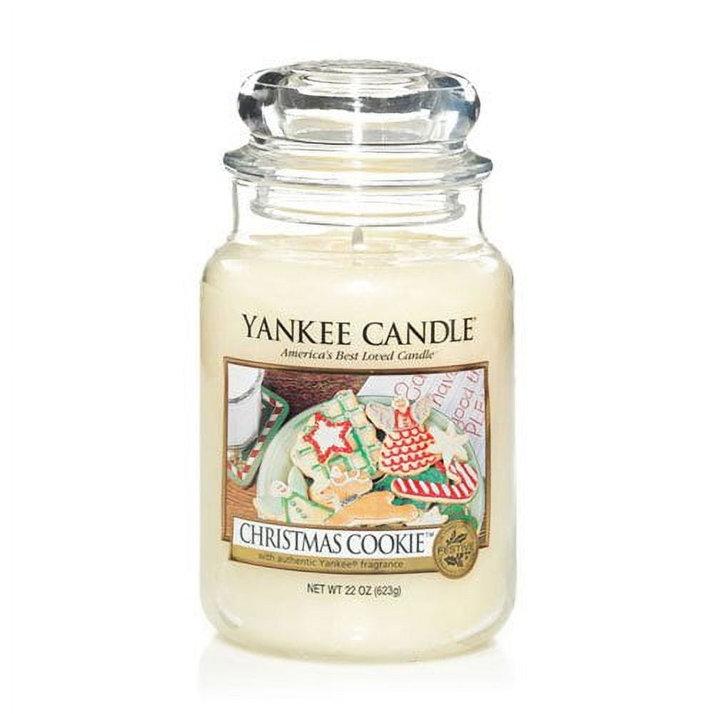 Cream Festive Scented Christmas Cookie Jar Candle