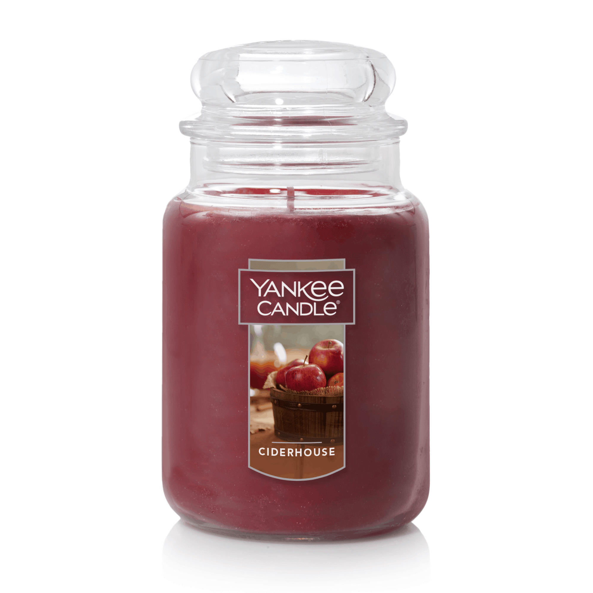 Ciderhouse Red Paraffin Wax Large Jar Candle