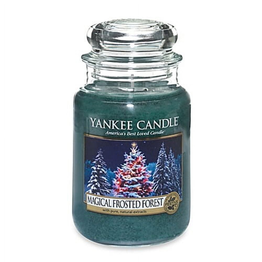 Magical Frosted Forest Scented Amber Jar Candle 22oz