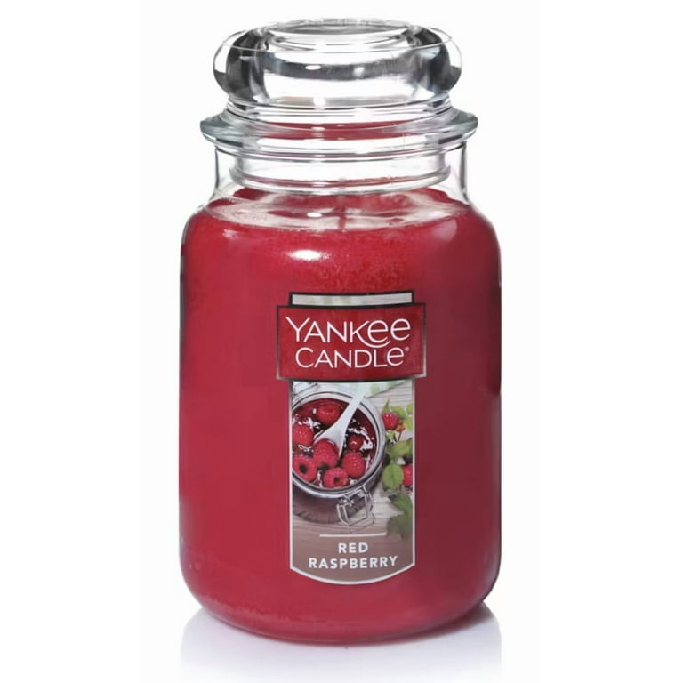 Yankee Candle Scented 22 oz Large Jar Candle - Red Raspberry