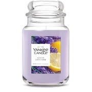 Yankee Candle Lemon Lavender Original Large Jar Scented Candles, 22 oz