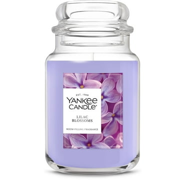 Yankee Candle Lilac Blossoms Original Large Jar Scented Candles, 22 oz