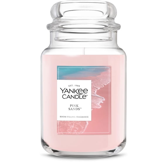Yankee Candle Pink Sands Original Large Jar Scented Candles, 22 oz
