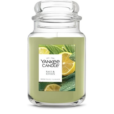 Yankee Candle Sage & Citrus Original Large Jar Scented Candles, 22 oz