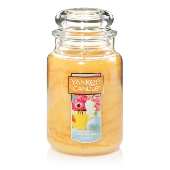 Yankee Candle Large Jar Scented Candle, Color Me Happy
