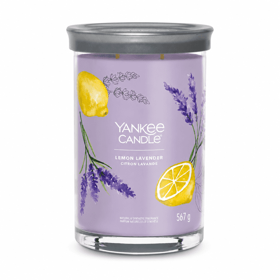Yankee Candle Lemon Lavender Large Tumbler Candle with Dual Wicks, 567g