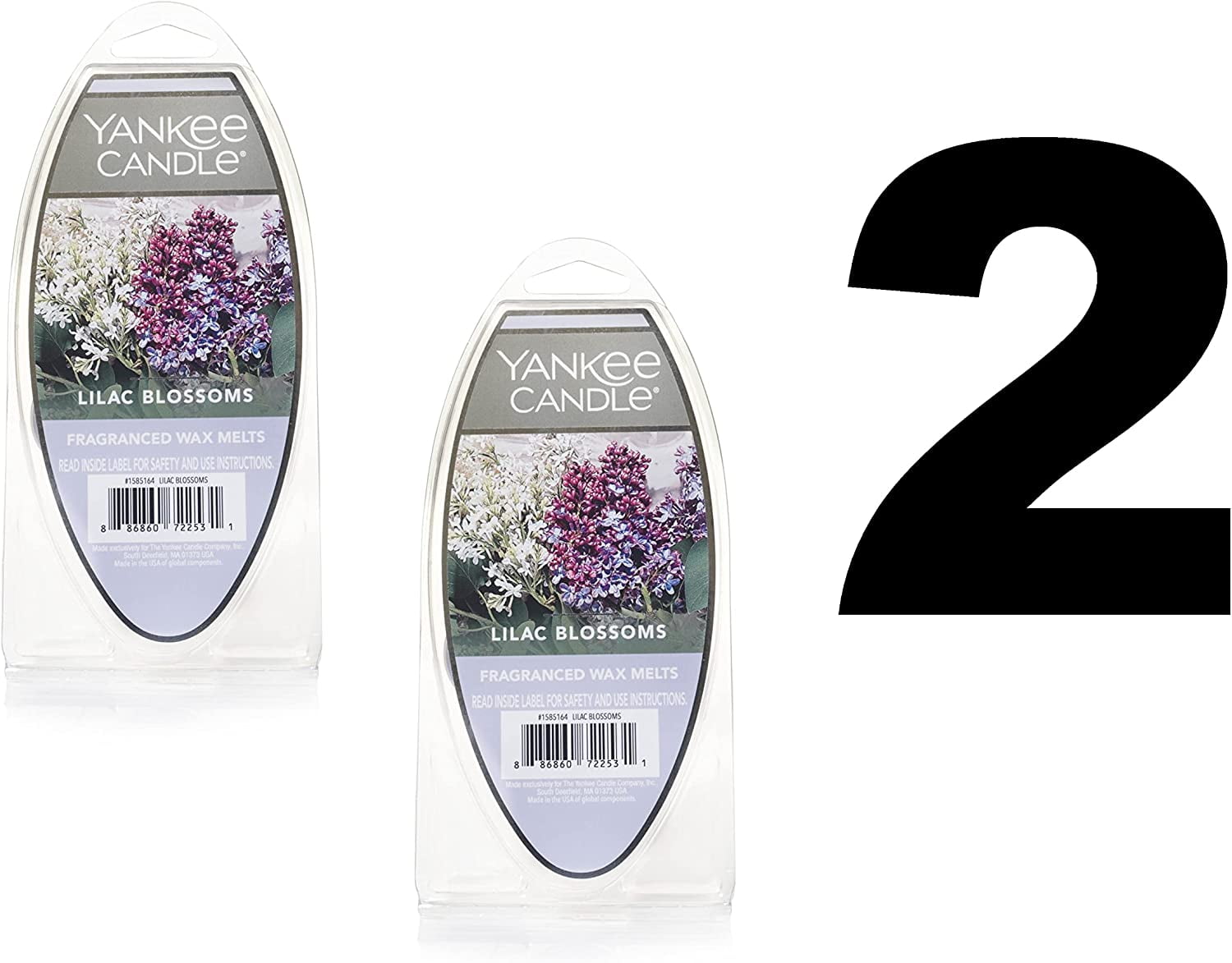 Lilac Blossoms Fragranced Wax Melts 2-Pack