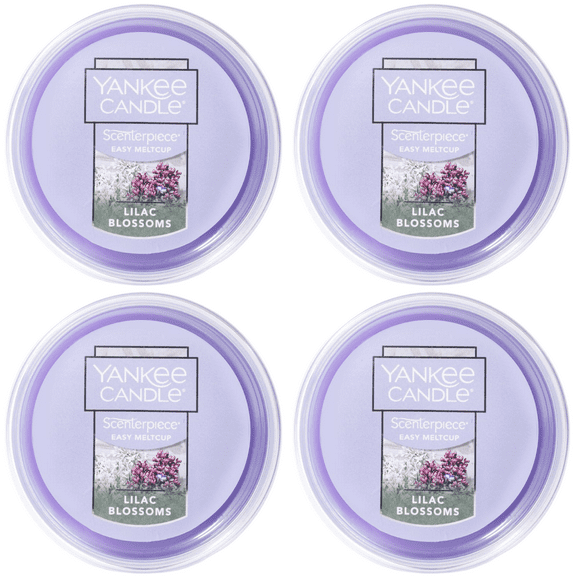 Yankee Candle Lilac Blossoms Scenterpiece Easy MeltCup (Pack of 4)