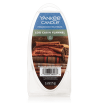 Yankee Candle Log Cabin Flannel Fragranced 6pc Wax Melts, 2.6 oz