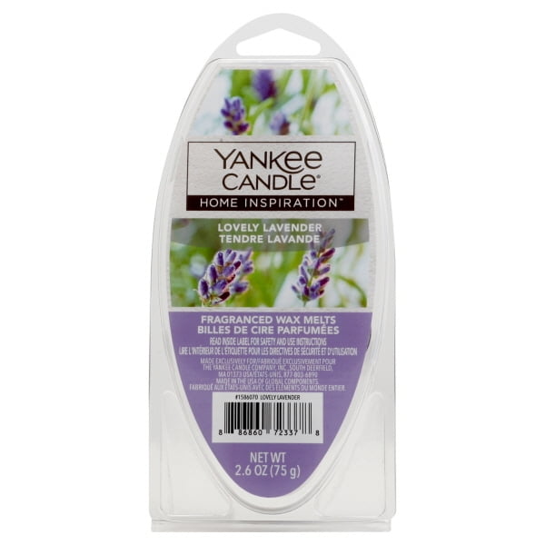 Yankee Candle Lovely Lavender Home Inspiration Fragranced Warmer Wax Melts 2.6oz