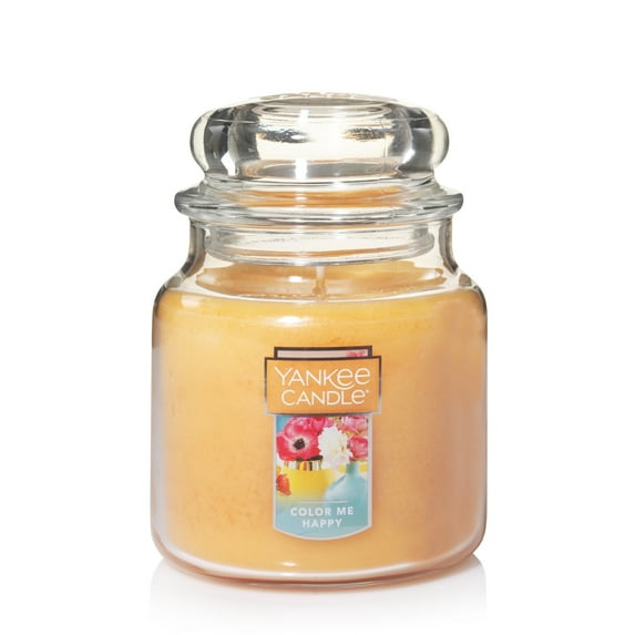 Yankee Candle Medium Jar Scented Candle, Color Me Happy