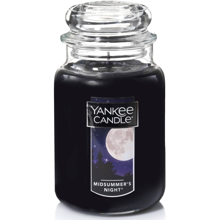 キャンドル Yankee Candle MidSummer's NightSignature Yankee Candle Large Jar Candle, Midsummer's Night with Patchouli