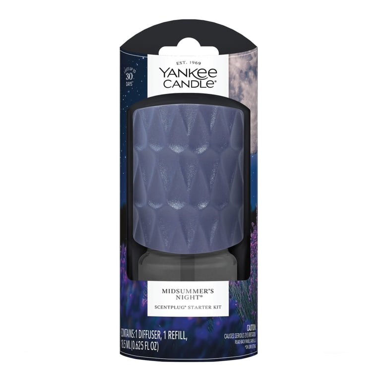 Yankee Candle Midsummer's Night ScentPlug Starter Kit, Blue