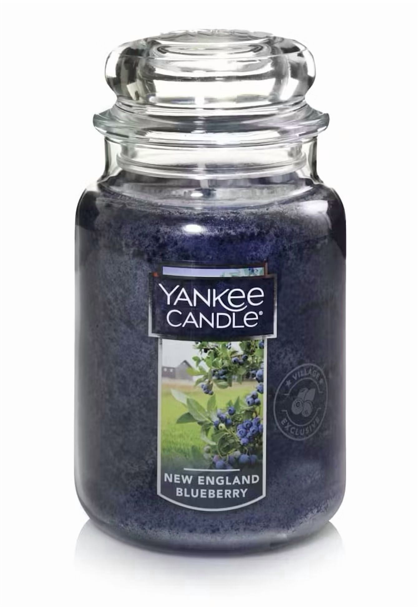 Yankee Candle New England Blueberry Large Original  Classic Jar Candle