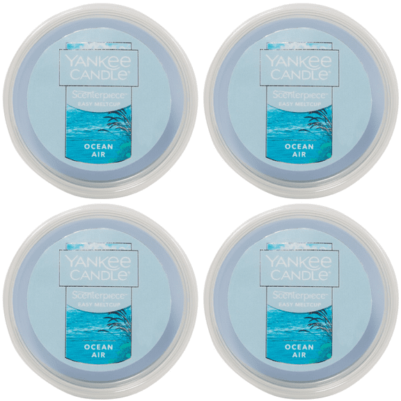 Yankee Candle Ocean Air Scenterpiece Easy MeltCup (Pack of 4)