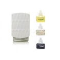 thumbnail image 1 of Yankee Candle Organic Pattern with Scent Plug Diffuser Unit Home Fragrance Electric Refill Midsummer's Night Sicilian Lemon and Sage & Citrus Trio Pack, 1 of 2