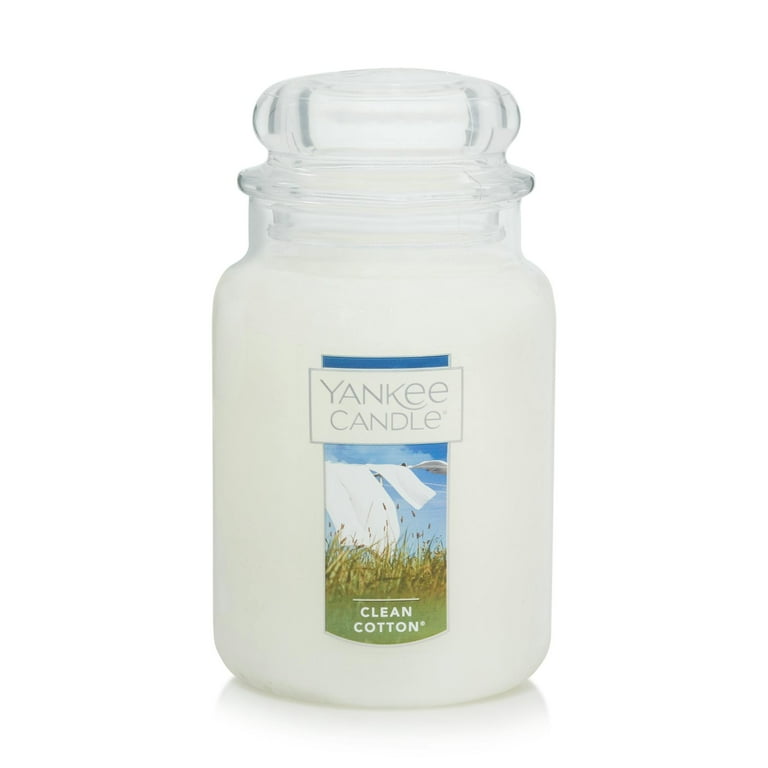 Yankee Candle Original Large Jar, Clean Cotton®, 22 oz - Walmart.com