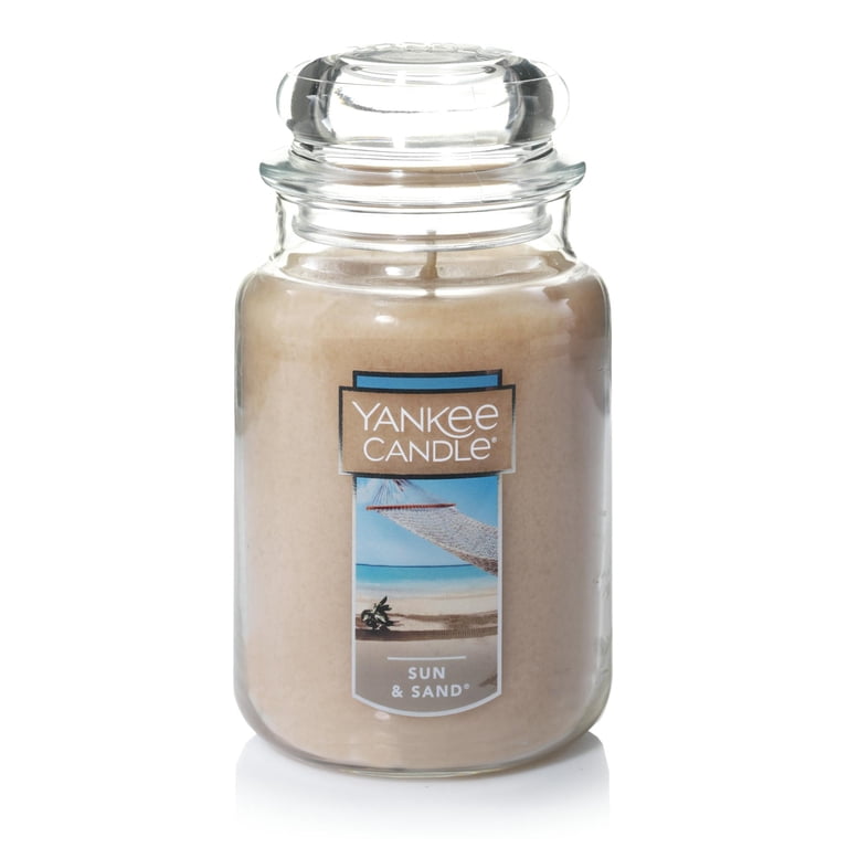 キャンドル YANKEE CANDLE Sun & Sand 22oz large jar Yankee Candle, Large Jar Candle, 22 oz, Sun & Sand¬Æ - Walmart.com
