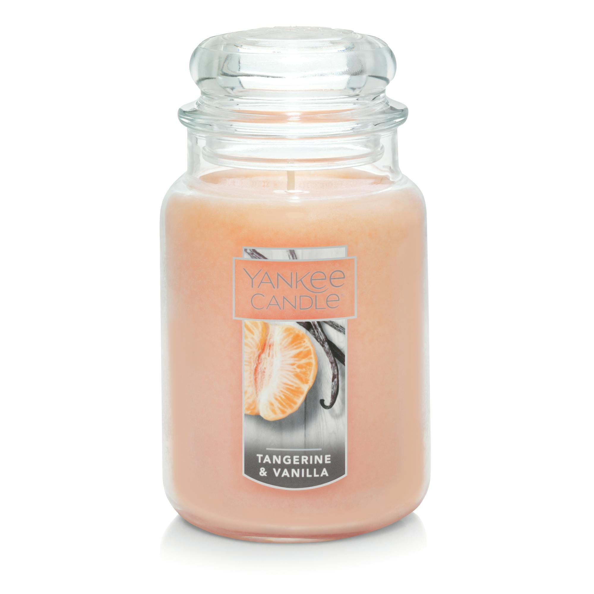Tangerine & Vanilla Scented Large Jar Candle