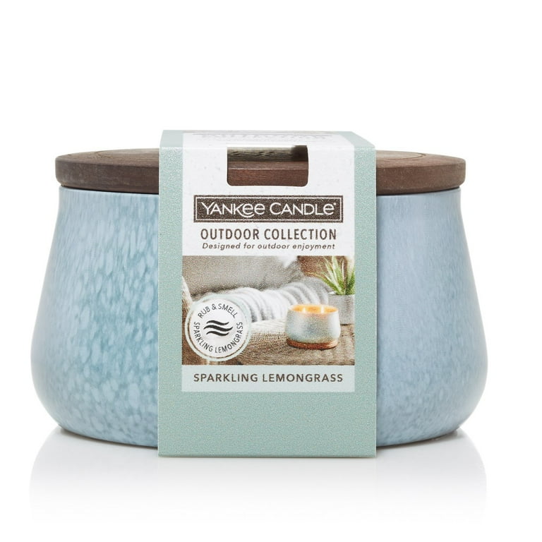 Candela da esterno Sparkling Lemongrass, Yankee Candle